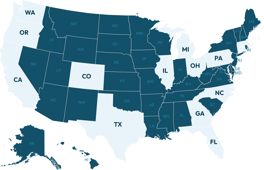 IWS coverage map