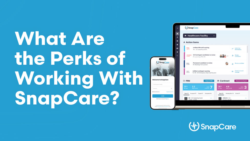 what are the perks of working with SnapCare